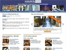 Tablet Screenshot of makaticityhotels.com